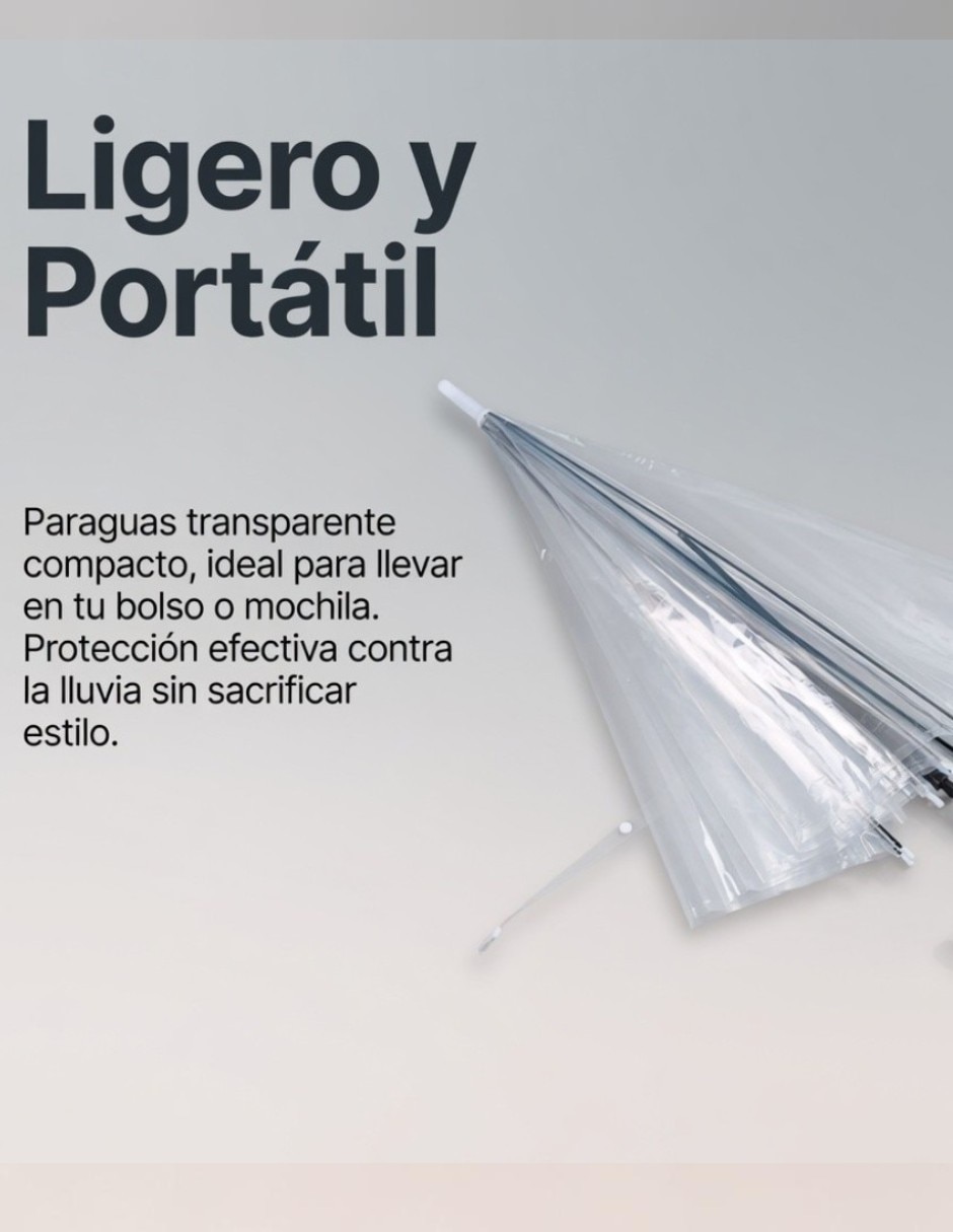 Paraguas Transparente 3